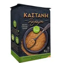 Καστανή Ζάχαρη 1kg Ιώ