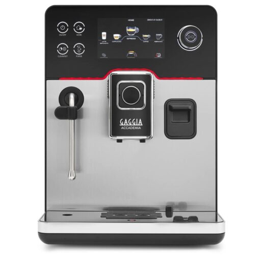 GAGGIA New Accademia Inox μηχανή καφέ εμπρός