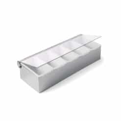 σετ μπαρ inox 5 θέσεων ανοικτό