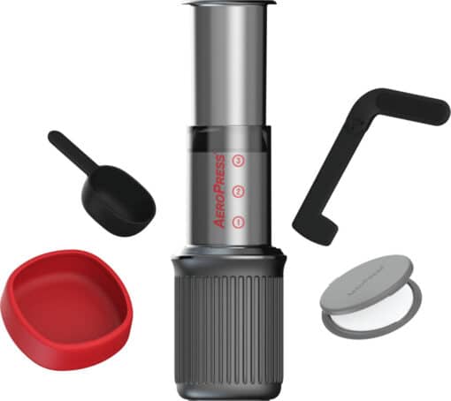 Συσκευή Καφέ με χαρτινα φίλτρα Aeropress Go whole kit