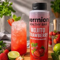 Vermion mocktail Mojito strawberry χωρίς αλκοόλ