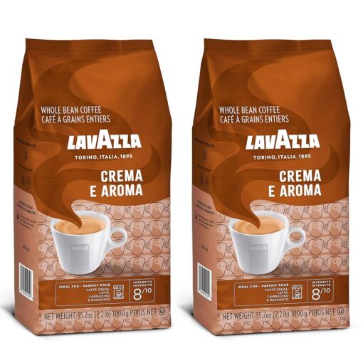 Lavazza Crema Aroma Brown 1Kg καφέ δυο τεμάχια