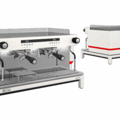 Belogia EX3 PID Λευκή 2 group back & front coffeemaniacs