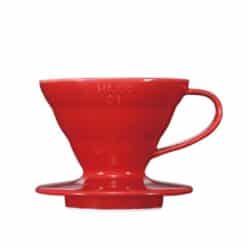 Hario Dripper V60 01 Κόκκινο Ceramic