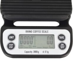 Rhino coffee scale 3kg Brew timer zoom