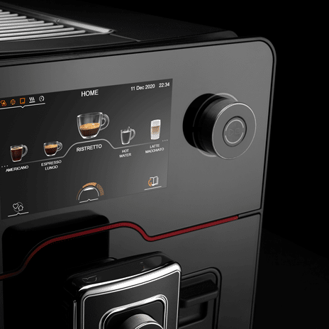 Gaggia Accademia Glass Black δοχείο γάλακτος