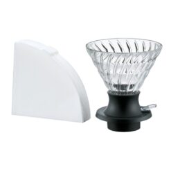 HARIO V60 Immersion Dripper Switch 200ml Μαύρο με φίλτρα