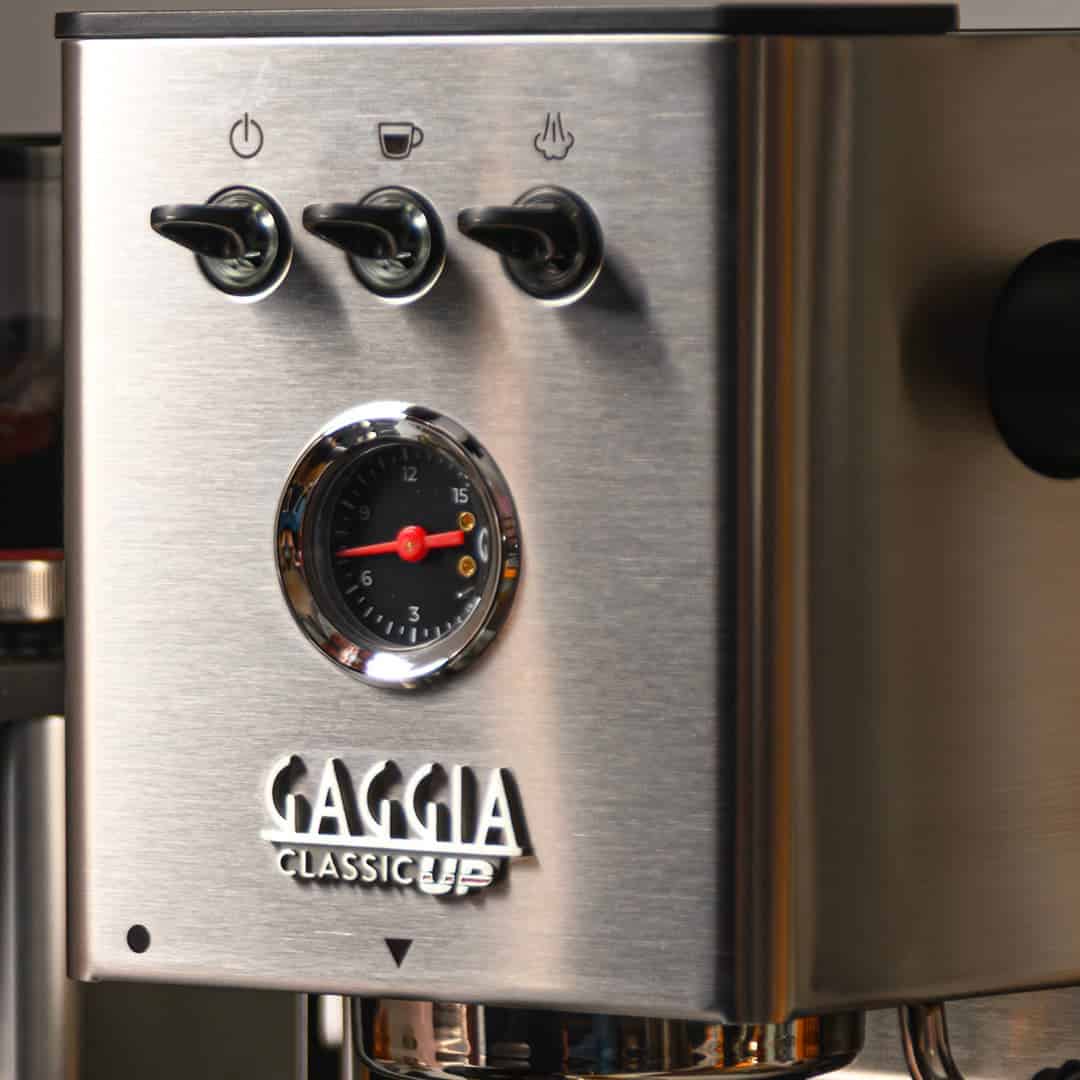 Gaggia Classic UP Stainless Steel manometer