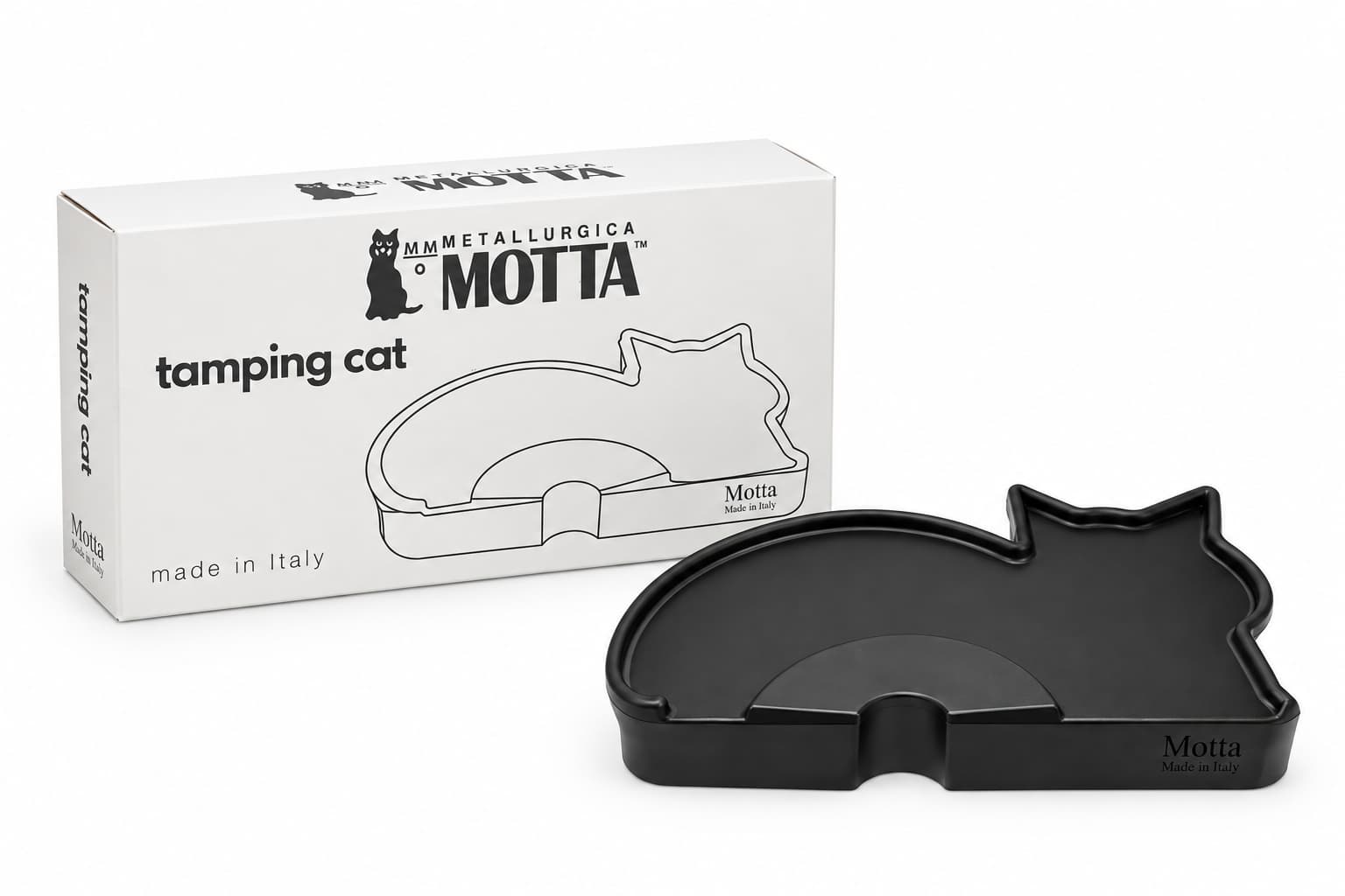 Motta Tamping Cat – Θέση Πατητηριού σε Σχήμα Γάτας με το κουτί