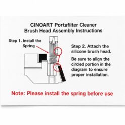 Cinoart PC3 Ανταλλακτικές Βούρτσες Καθαρισμού Κλείστρου - οδηγίες εγκατάστασης