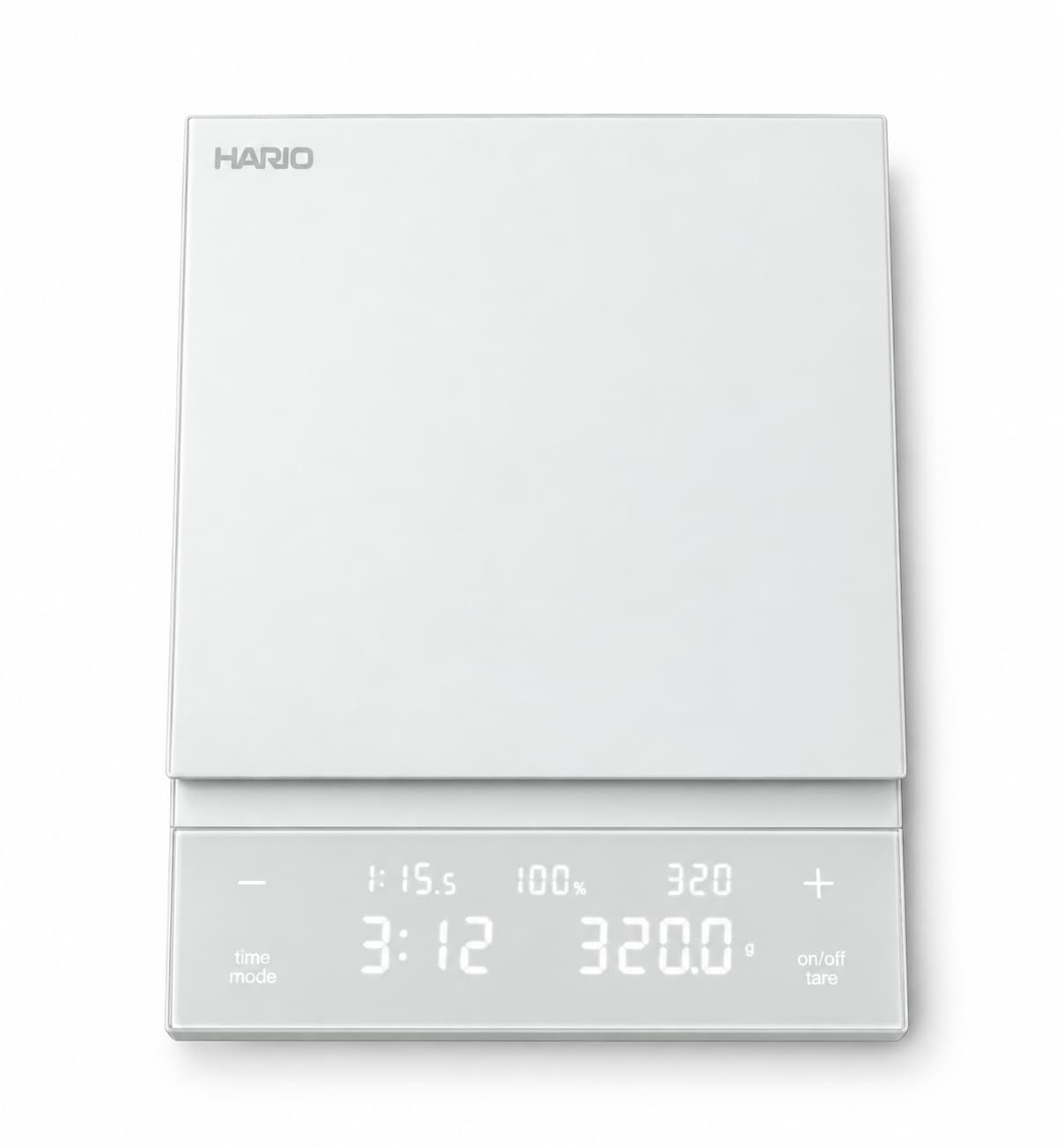 hario polaris ζυγαριά καφέ λευκή