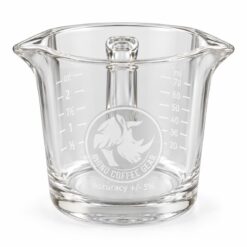 Rhino Διπλό Δοσομετρικό Ποτηράκι με Χερούλι 70ml για espresso