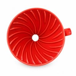 Hario V60 κεραμικό κόκκινο από πάνω