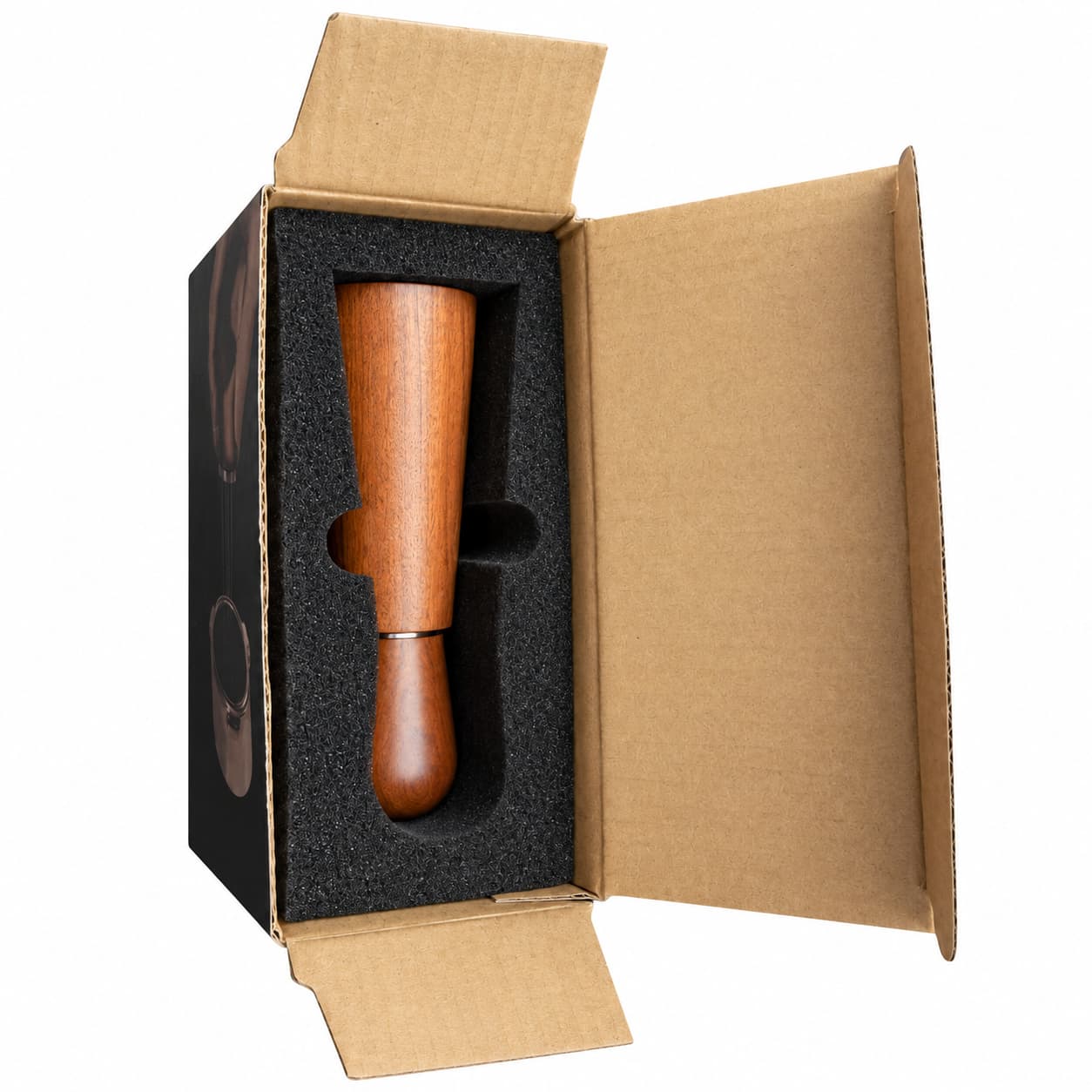 Ανοιχτό Κουτί με Ξύλινο Εργαλείο WDT Rhino Coffee Gear