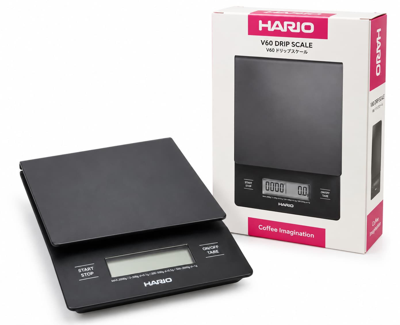 HARIO V60 Drip Ζυγαριά Καφέ με Χρονόμετρο με το κουτί