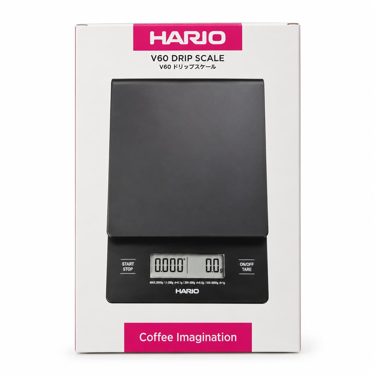 HARIO V60 Drip Scale Ζυγαριά Καφέ με Χρονόμετρο συσκευασία